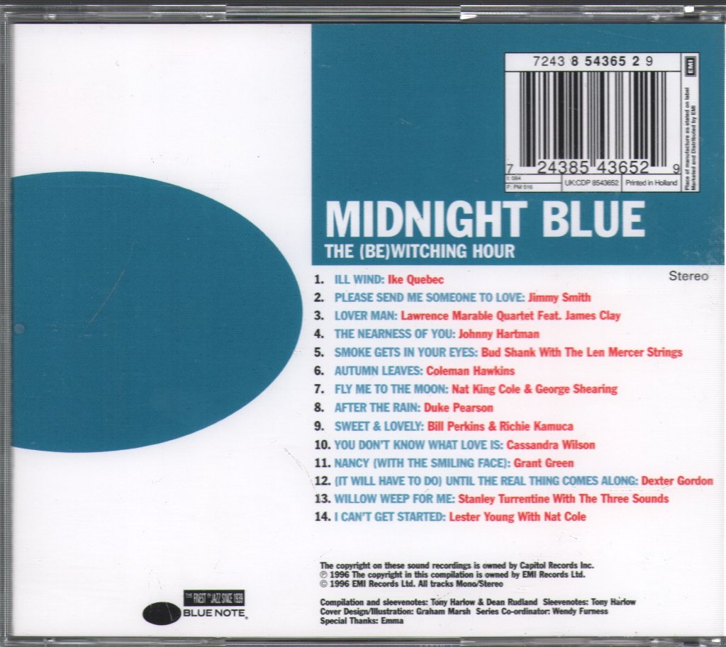 Various Artists - Midnight Blue - The (Be)Witching Hour - Cd