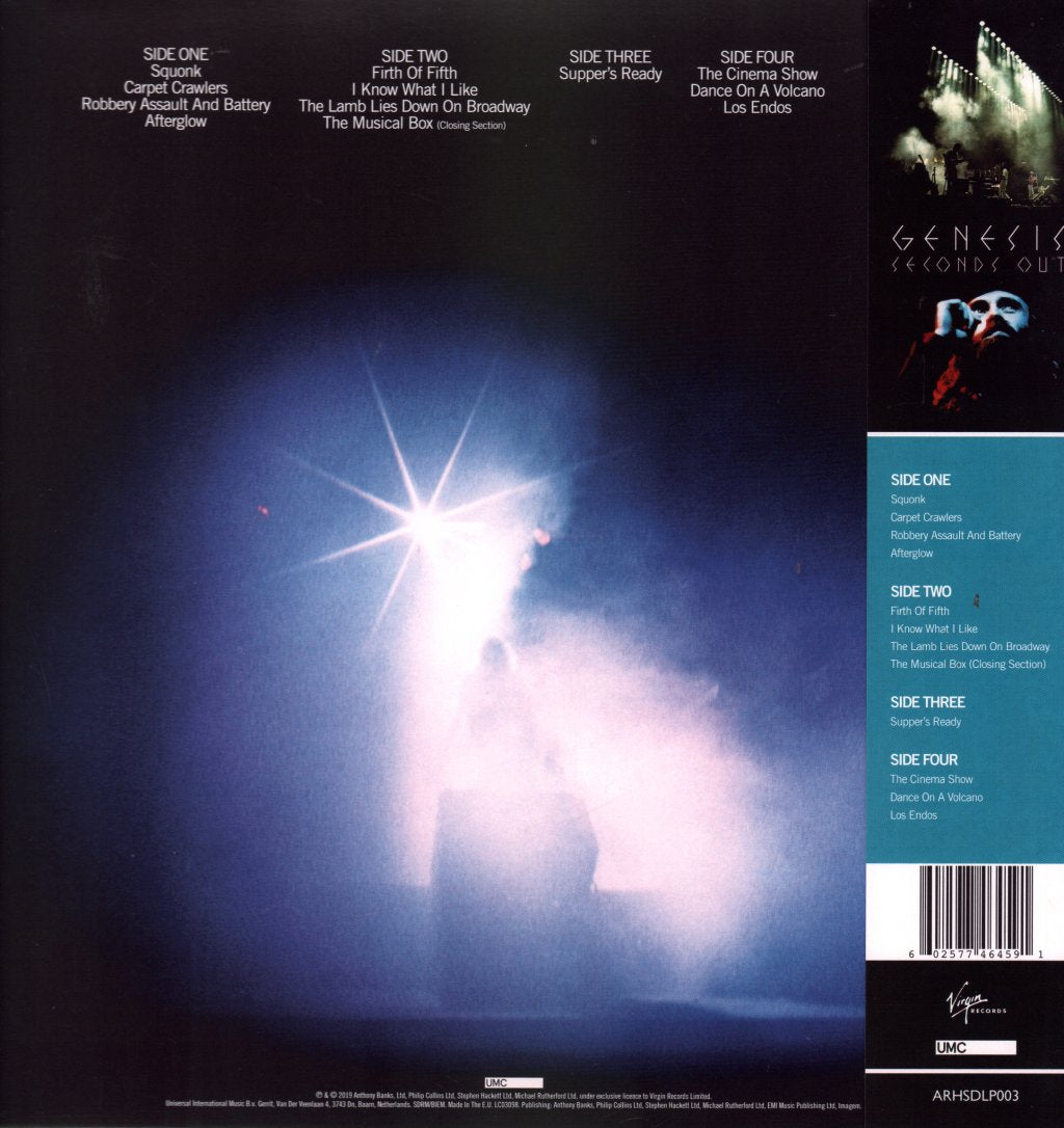 Genesis - Seconds Out - Double Lp