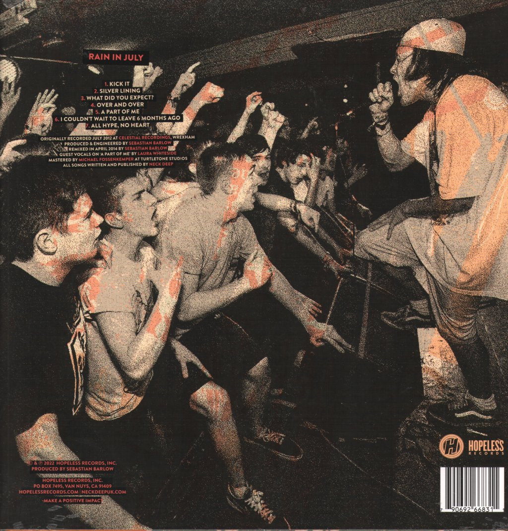 Neck Deep - Rain In July 10th Anniversary - Lp
