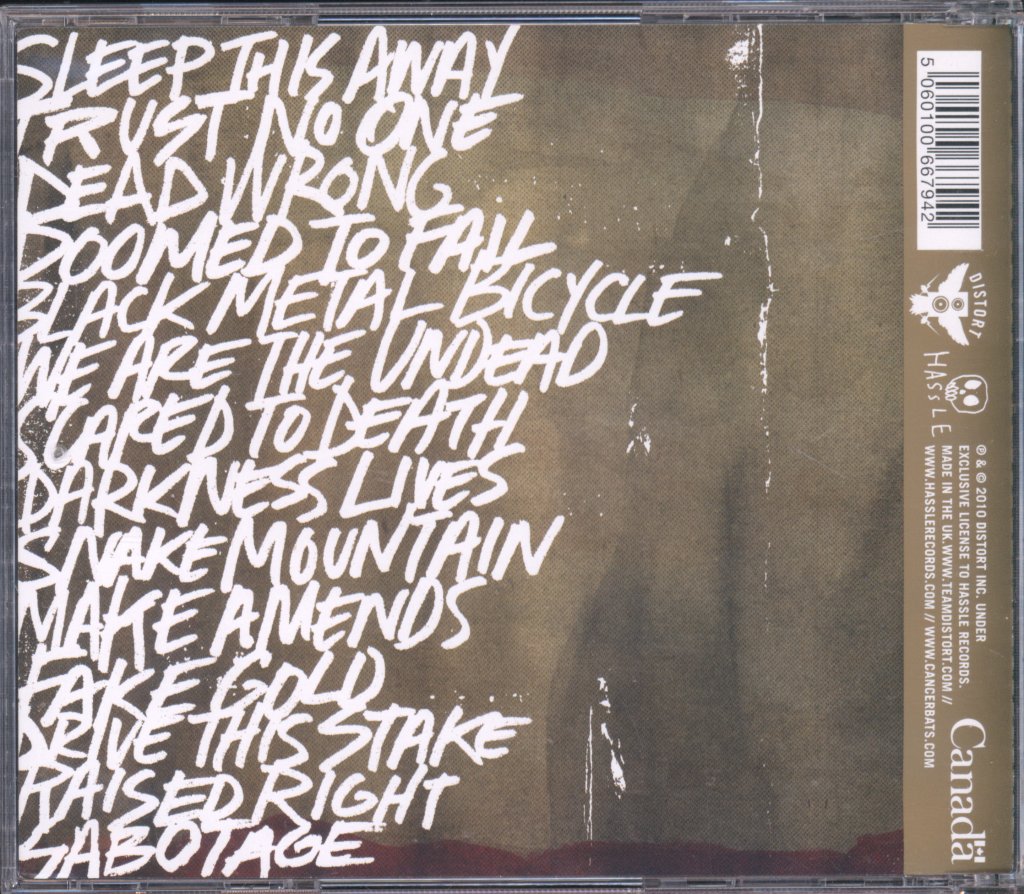 Cancer Bats - Bears, Mayors, Scraps & Bones - Cd