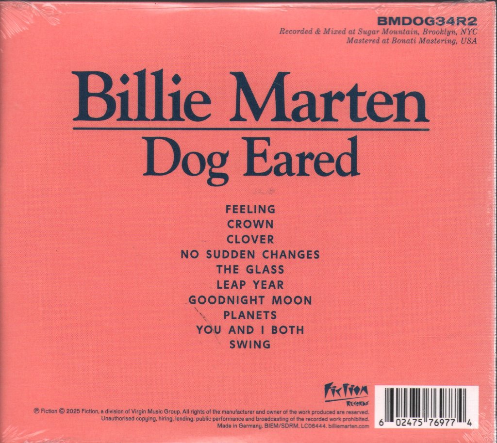 Billie Marten - Dog Eared - Cd – Vinyl Tap