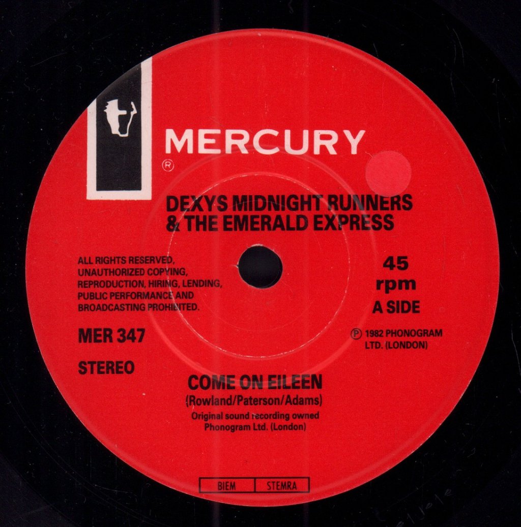 Dexys Midnight Runners - Come On Eileen - 7 Inch