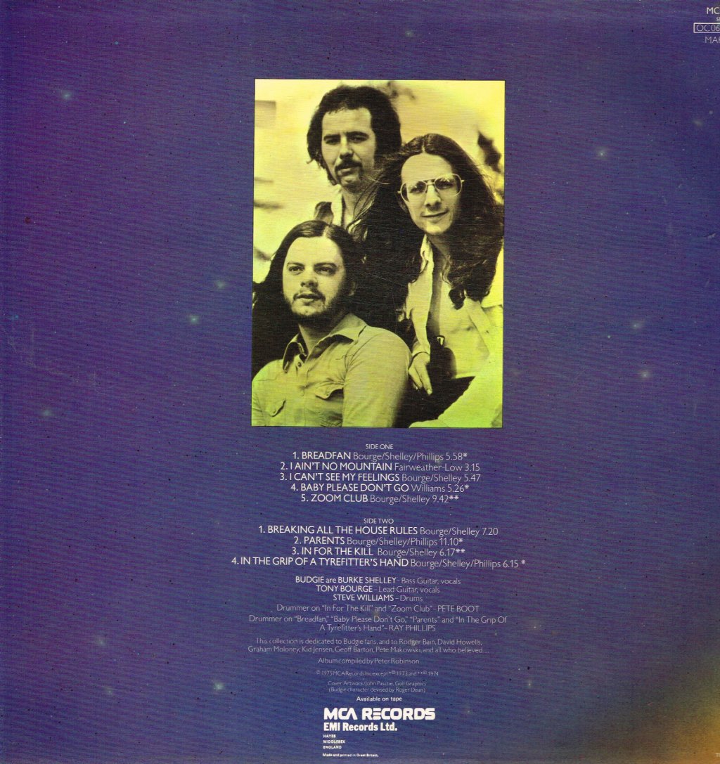 Budgie - Best Of Budgie - Lp