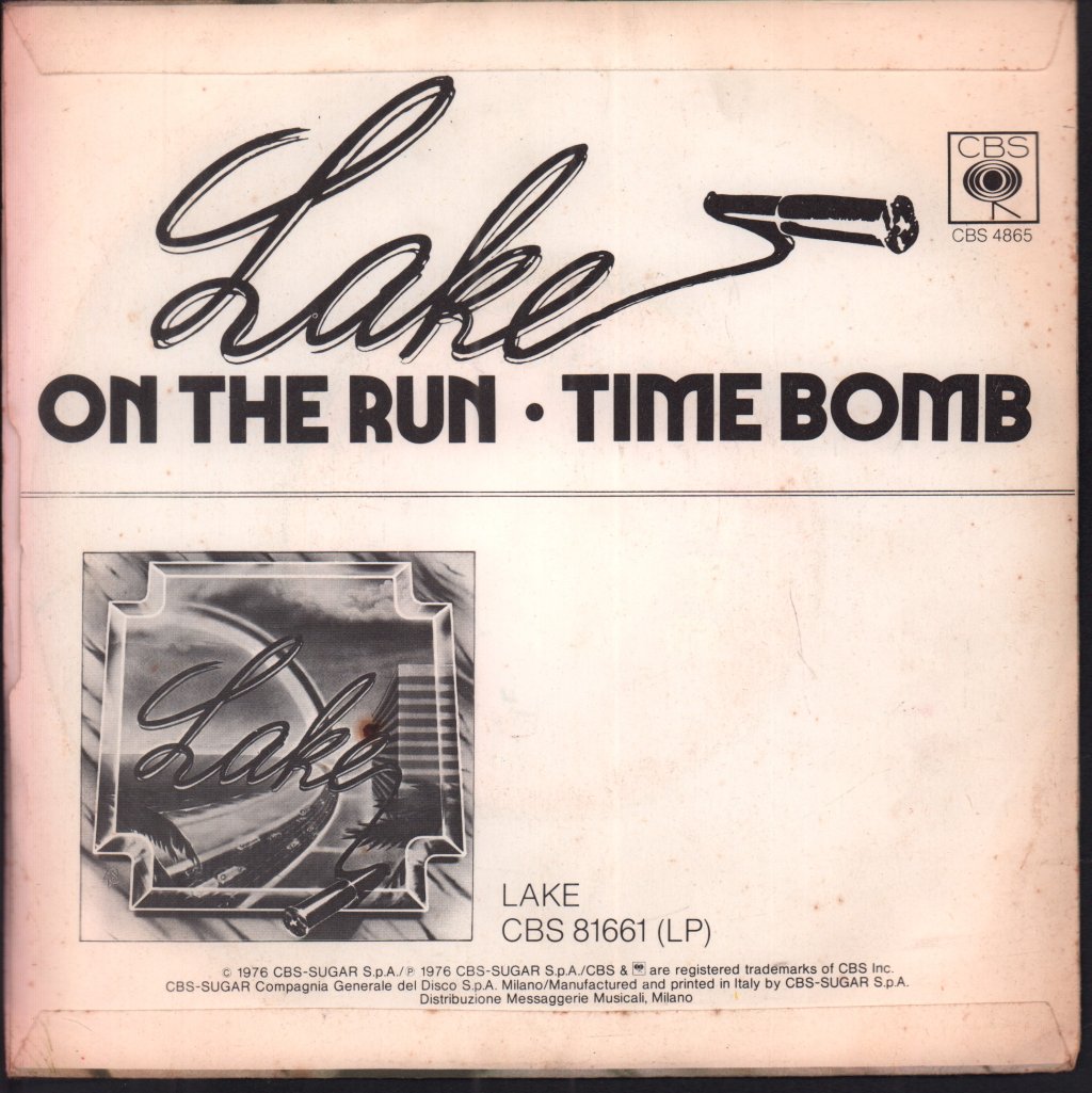 Lake - On The Run - 7 Inch