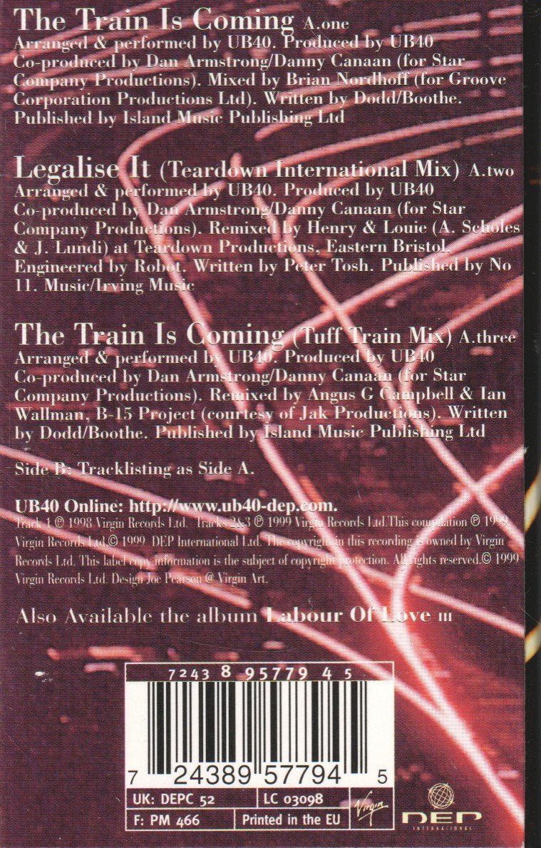 UB40 - Train Is Coming - Cassette
