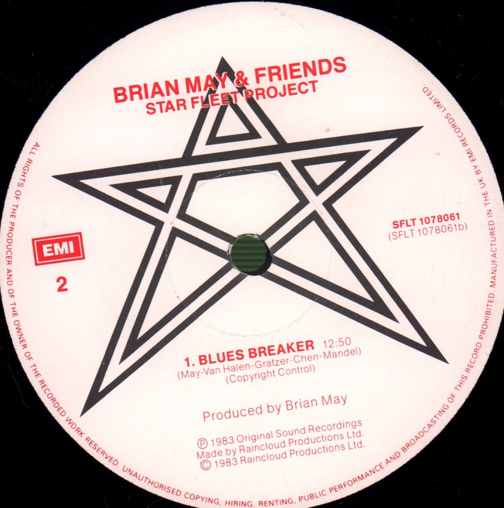 Brian May And Friends - Star Fleet - Lp