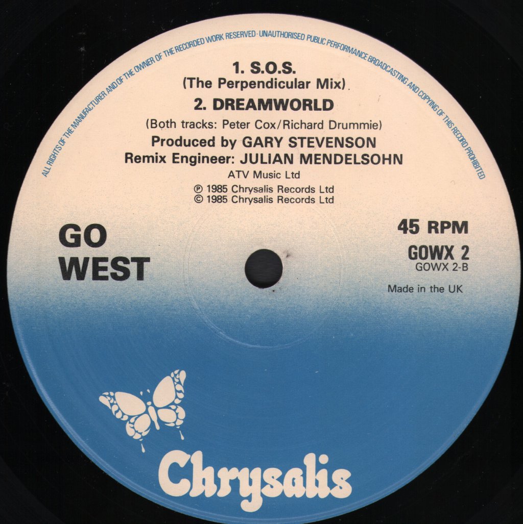 Go West - Goodbye Girl - 12 Inch