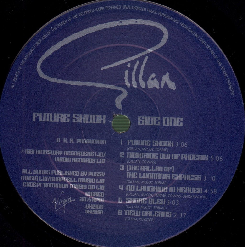 Gillan - Future Shock - Lp