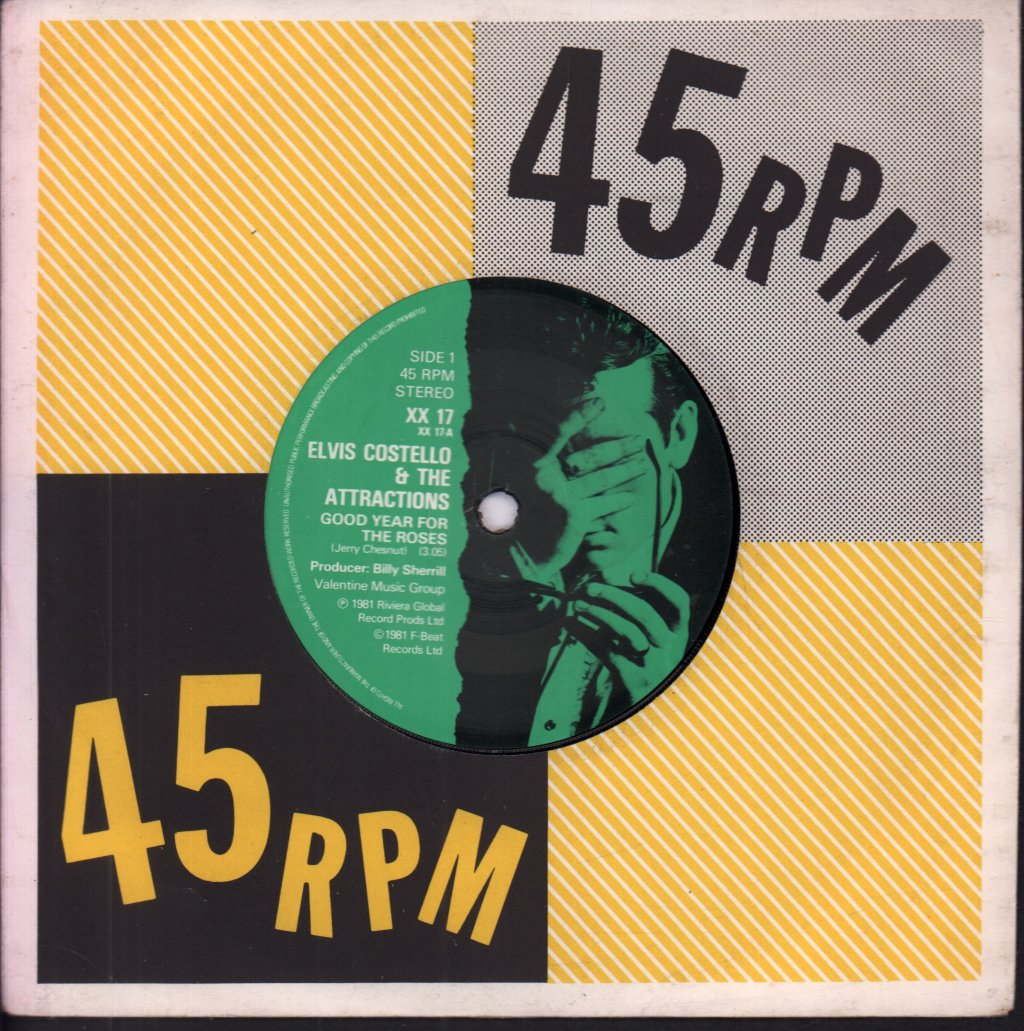 Elvis Costello - Good Year For The Roses - 7 Inch