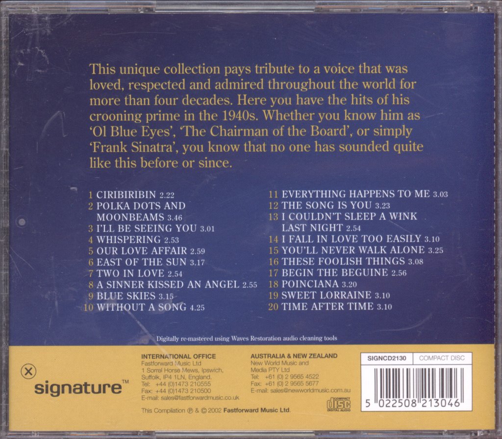 Frank Sinatra - Frank Sinatra - Cd