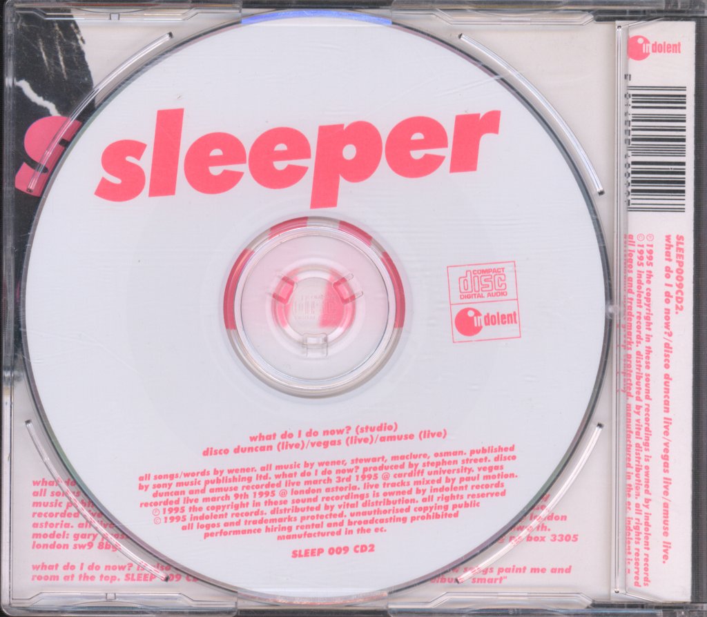 Sleeper - What Do I Do Now? - Cd