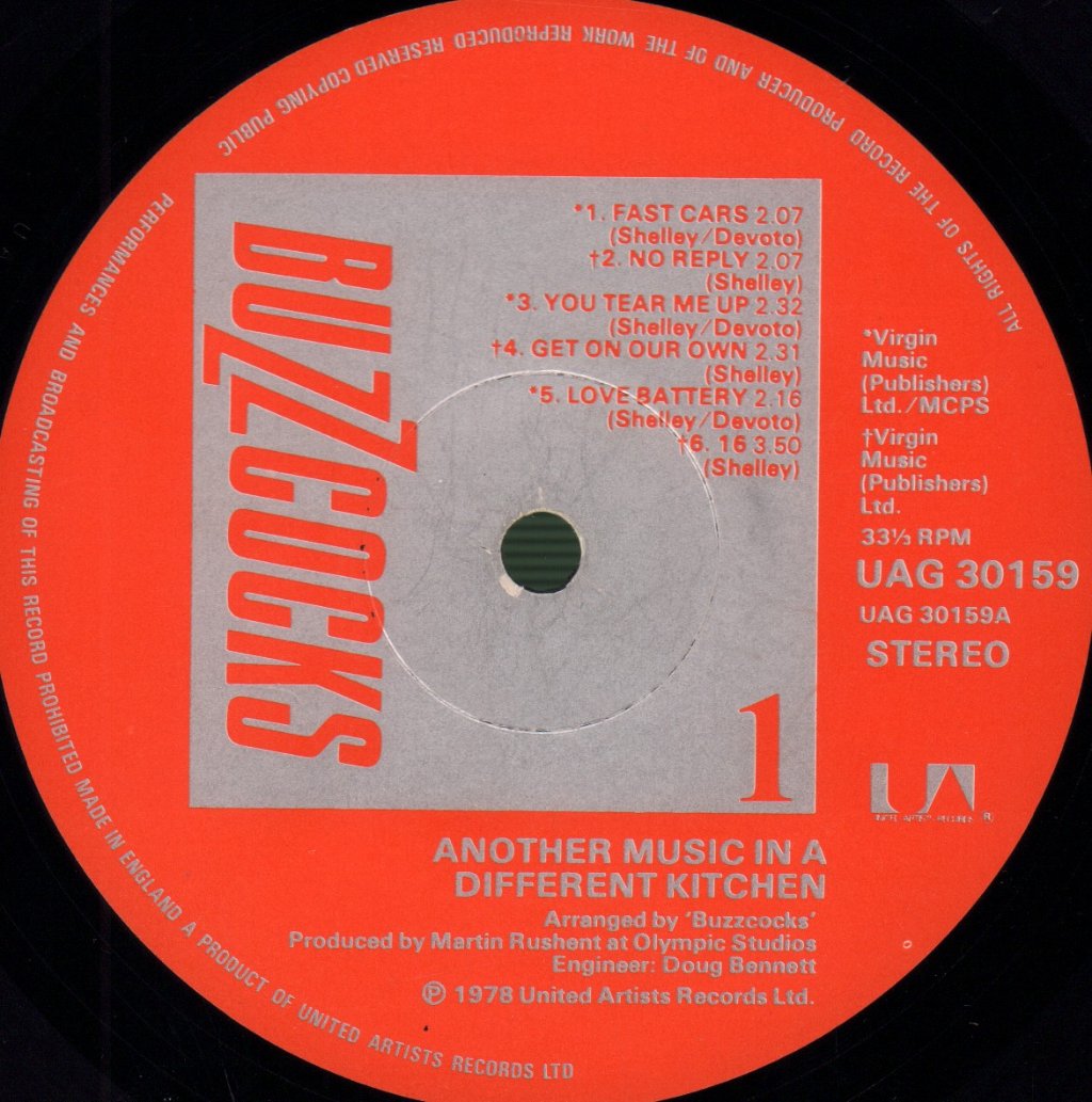 Buzzcocks - Another Music In A Different Kitchen - Lp