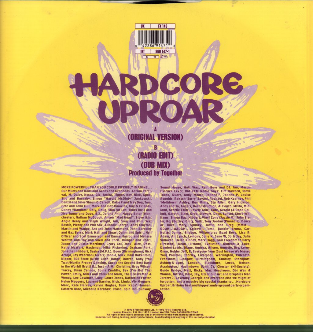 Together (Dance) - Hardcore Uproar - 12 Inch