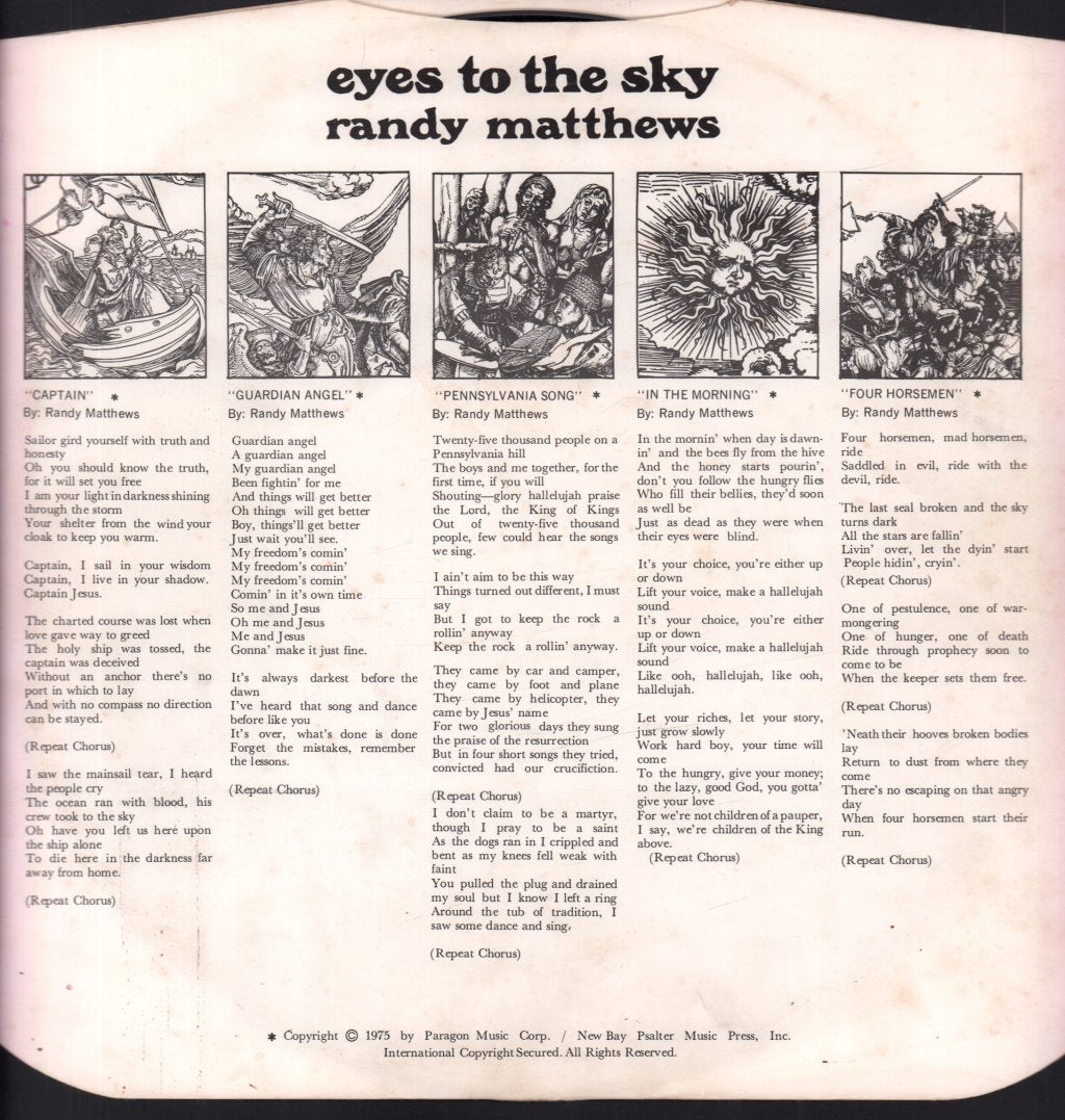 Randy Matthews - Eyes To The Sky - Lp