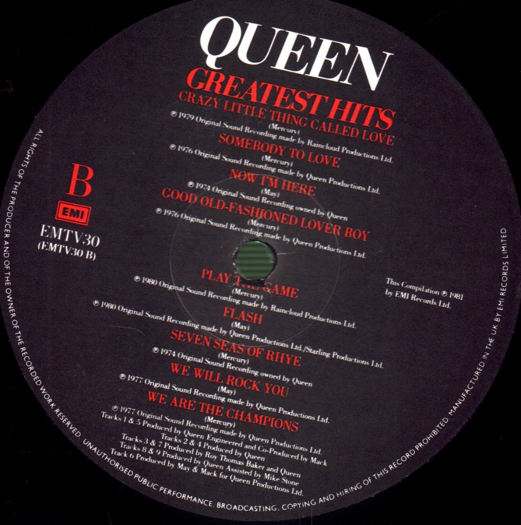 Queen - Greatest Hits - Lp