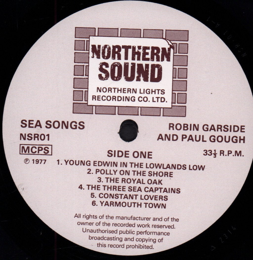 Robin Garside And Paul Gough - Sea Songs - Lp