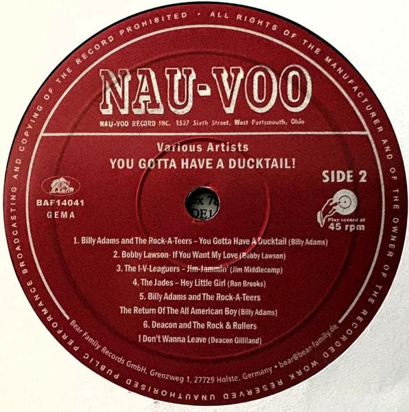 Various Artists - You Gotta Have A Ducktail! Nau-Voo Rockers From West Portsmouth, OH - 10 Inch