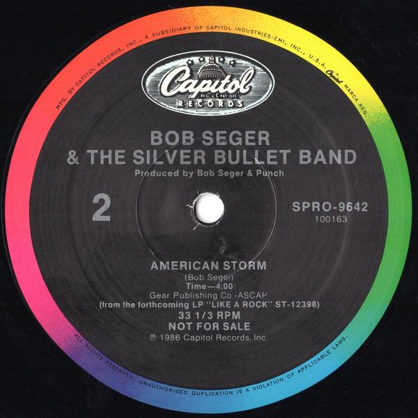 Bob Seger And The Silver Bullet Band - American Storm - 12 Inch