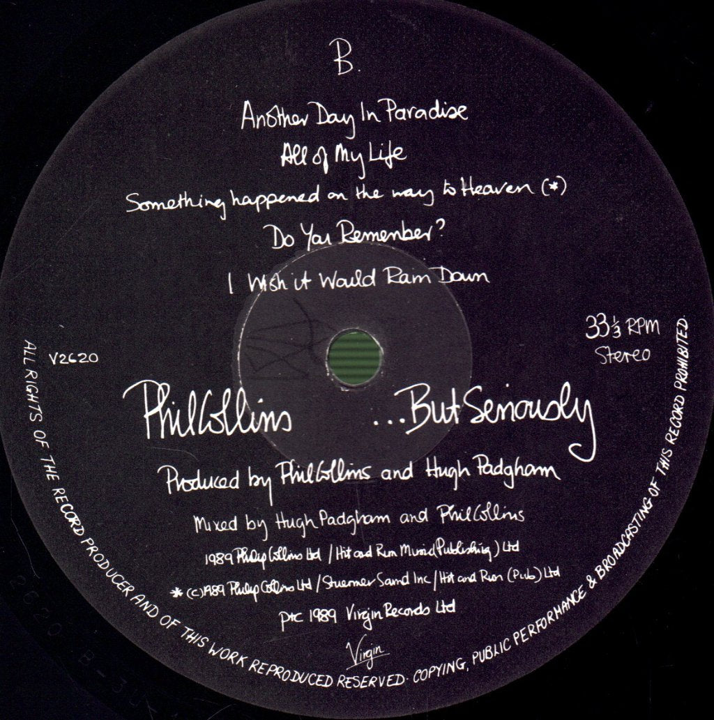 Phil Collins - But Seriously - Lp