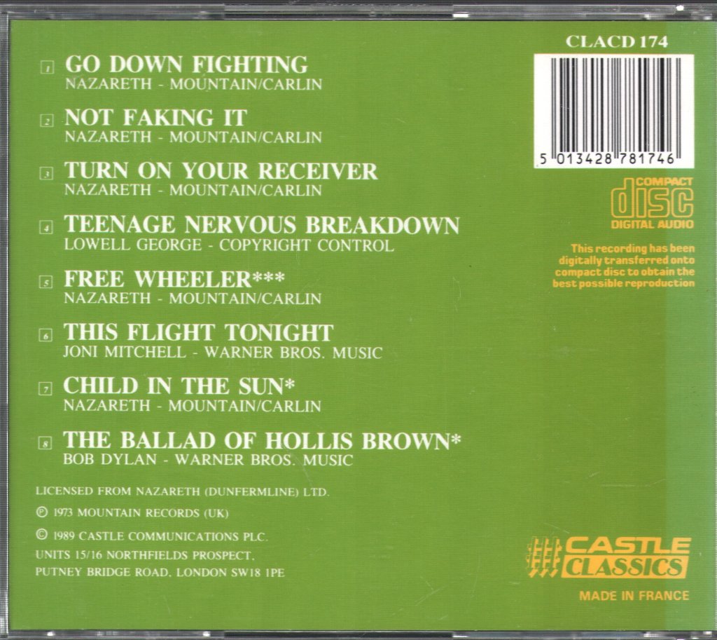 Nazareth - Loud 'N' Proud - Cd