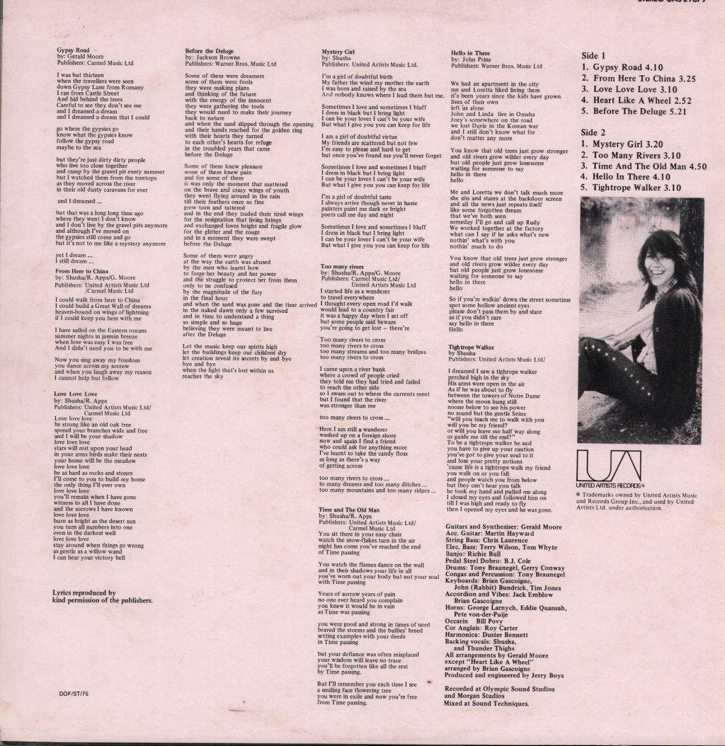 Shusha - Before The Deluge - Lp