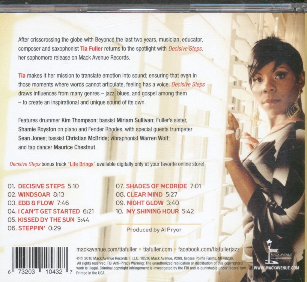 Tia Fuller - Decisive Steps - Cd