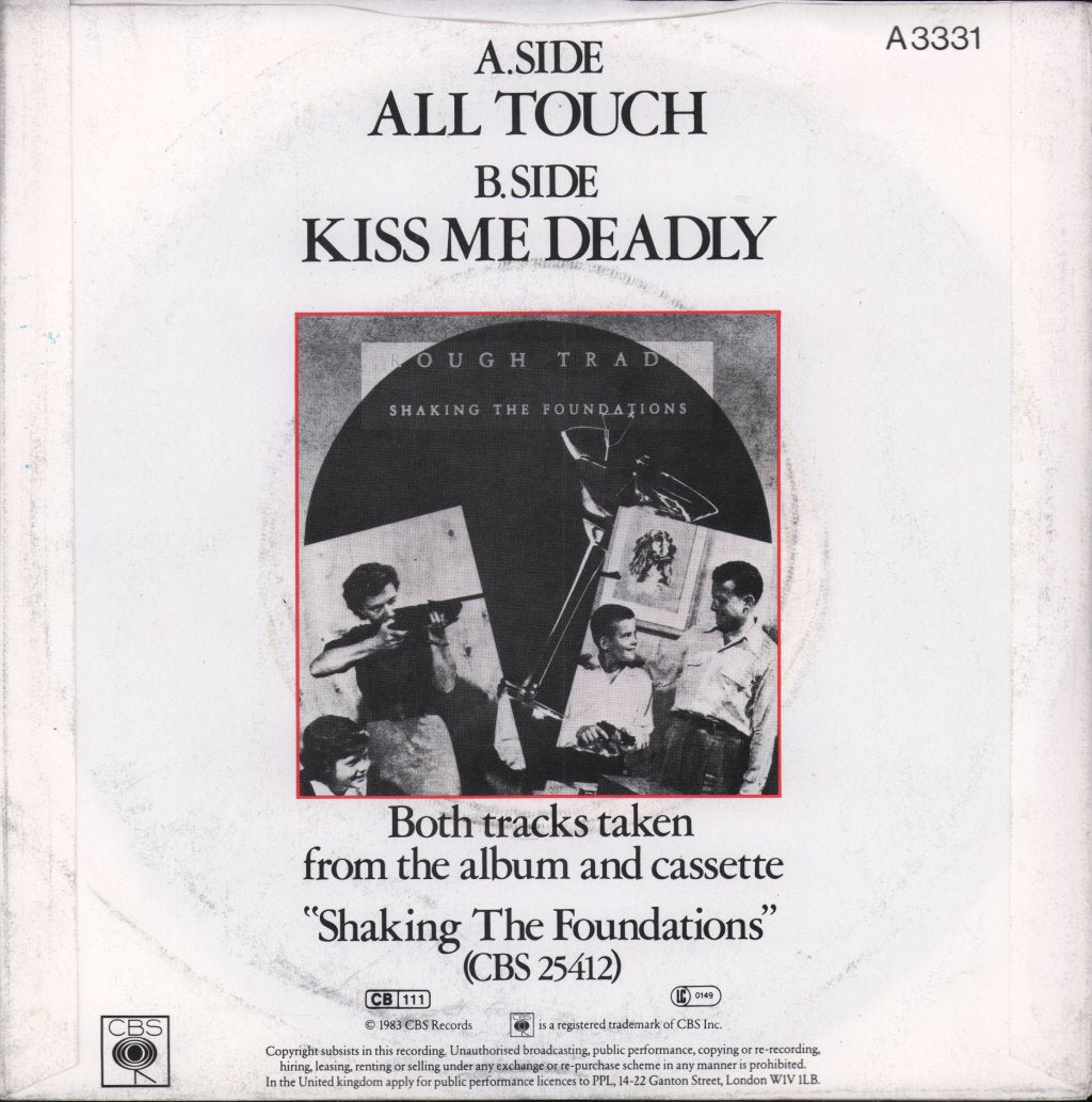 Rough Trade (Featuring Carole Pope/Kevan Staples) - All Touch - 7 Inch