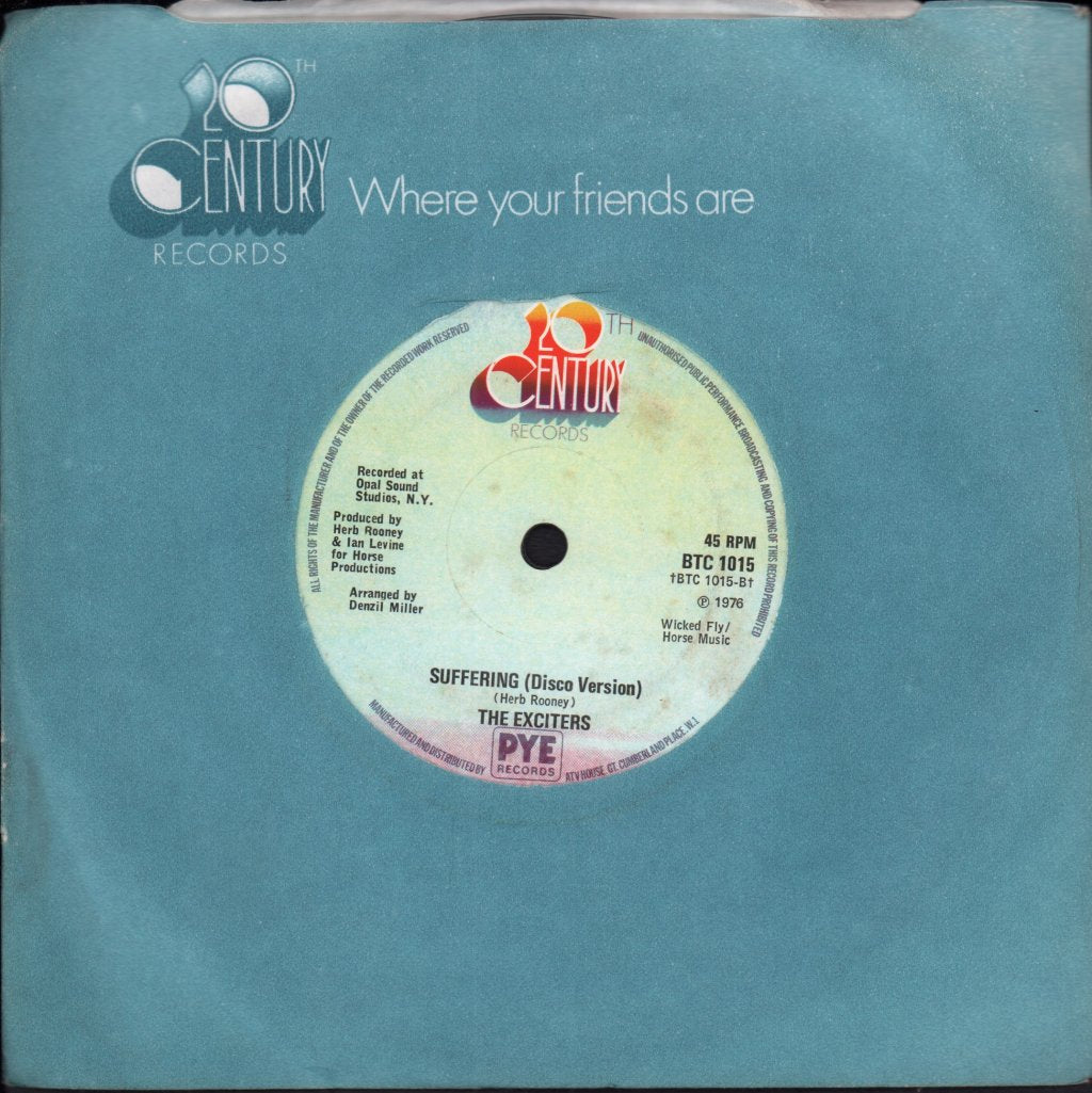 Exciters - Suffering - 7 Inch