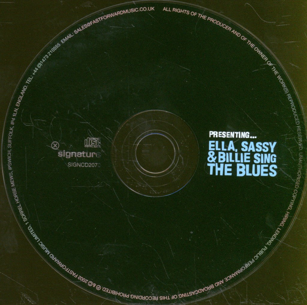 Various Artists - Presenting... Ella, Sassy & Billie Sing The Blues - Cd