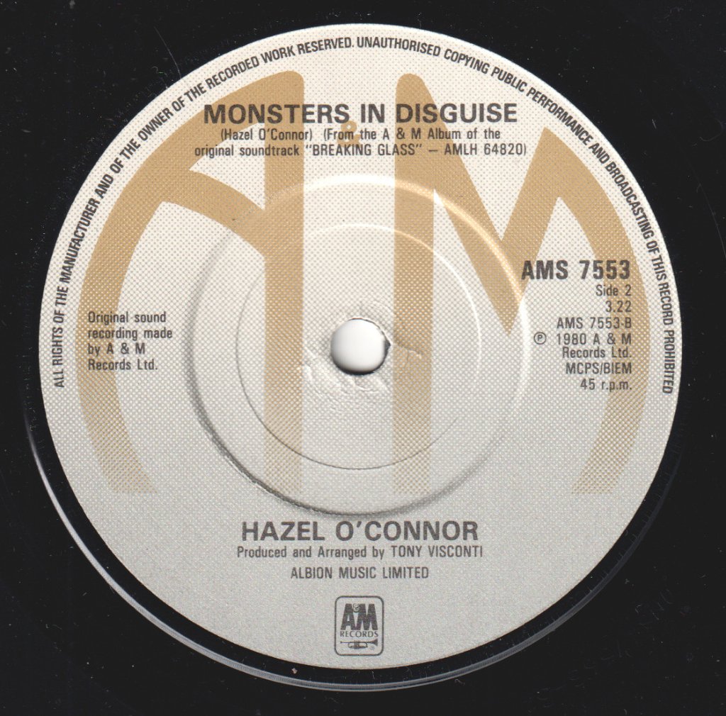 Hazel O'Connor - Eighth Day - 7 Inch