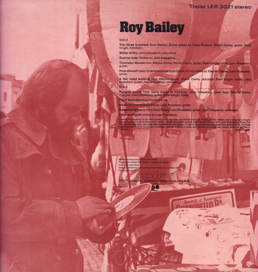 Roy Bailey - Roy Bailey - Lp