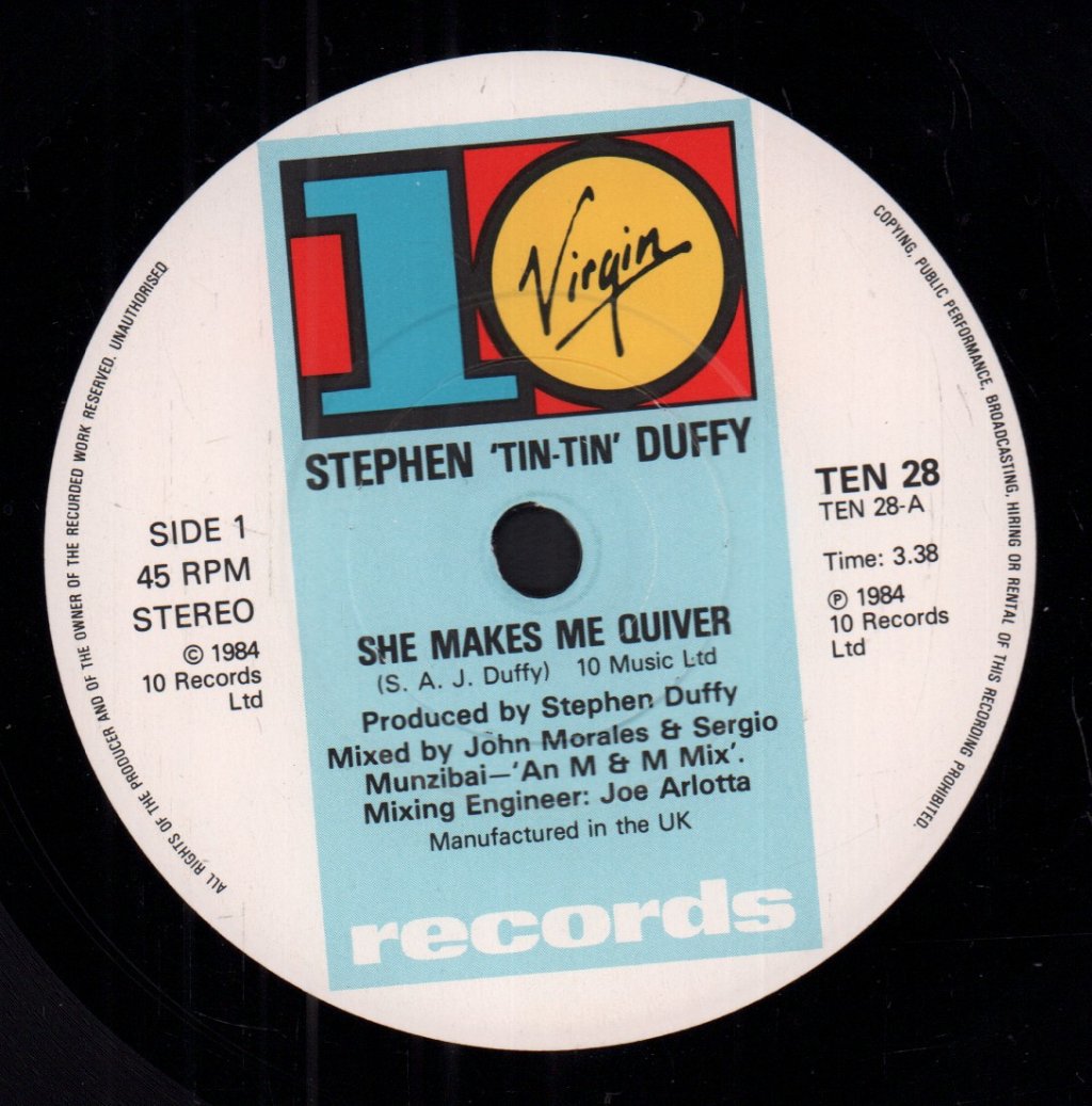 Stephen Duffy - She Makes Me Quiver - 7 Inch