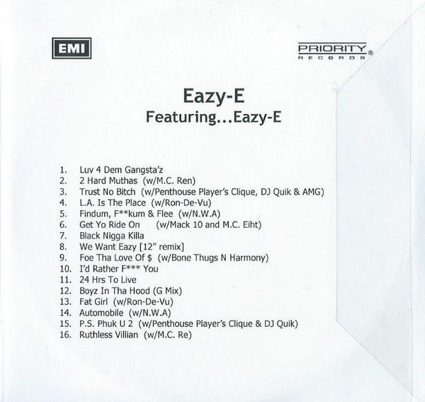 Eazy-E - Featuring...Eazy E - Cdr