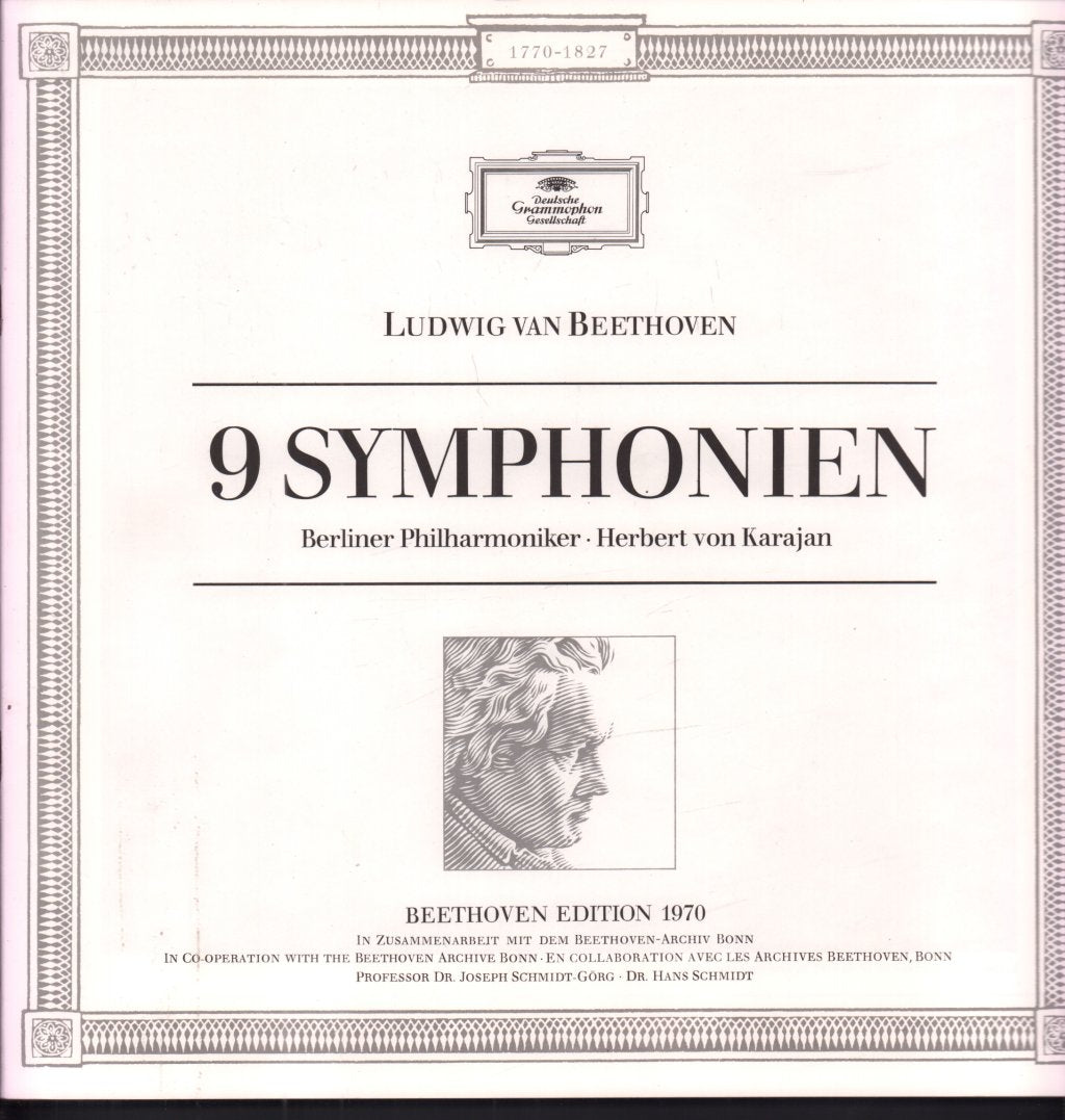 Berliner Philharmoniker - Beethoven Edition 9 Symphonien - Lp Set