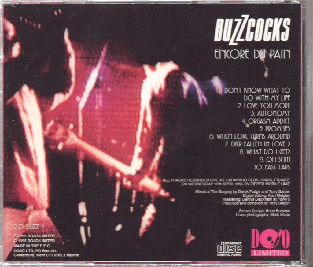 Buzzcocks - Encore Du Pain - Cd