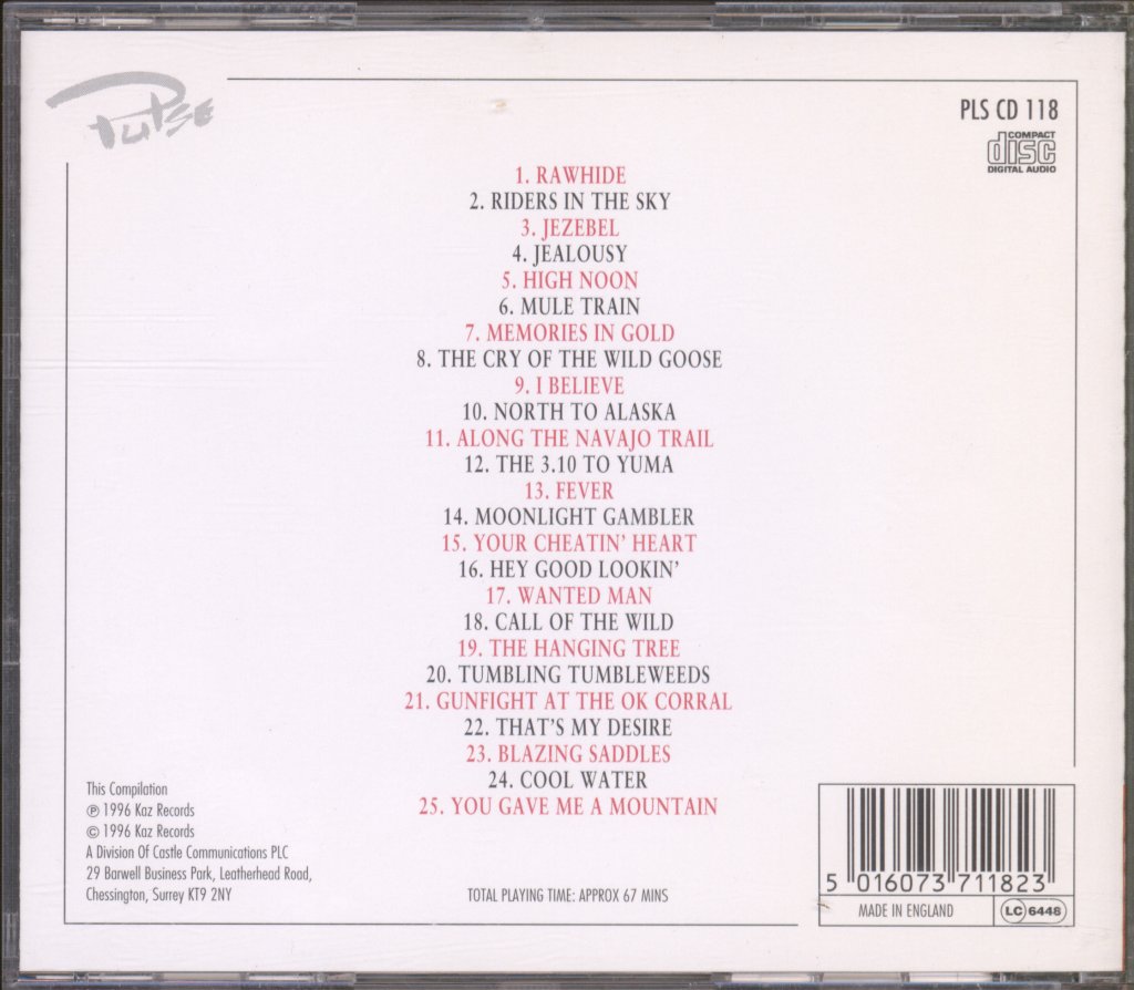 Frankie Laine - Best Of Frankie Laine - Cd