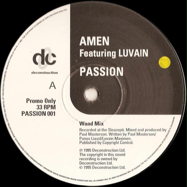 Amen Featuring Luvain - Passion - 12 Inch