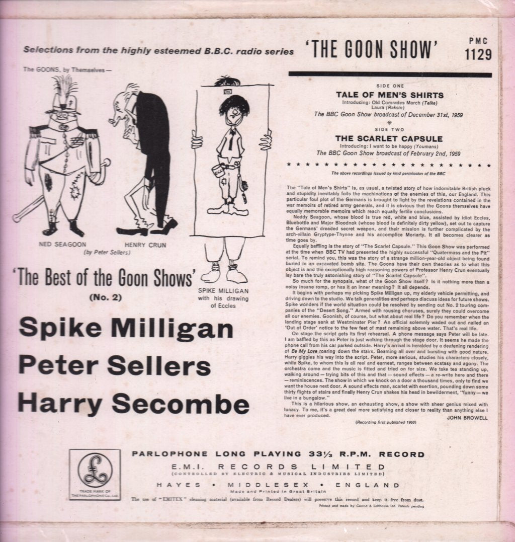 Best Of The Goon Shows No 2 - Best Of The Goon Shows No 2 - Lp