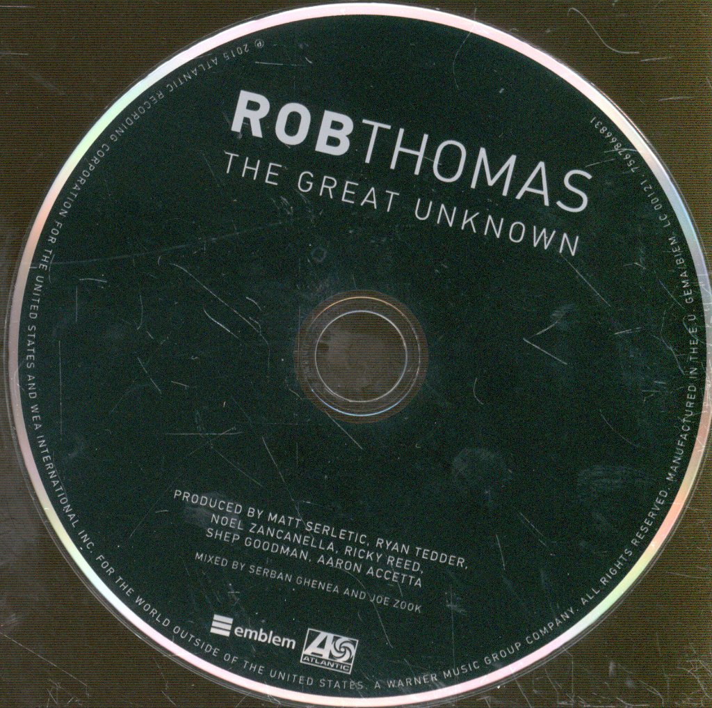Rob Thomas - Great Unknown - Cd