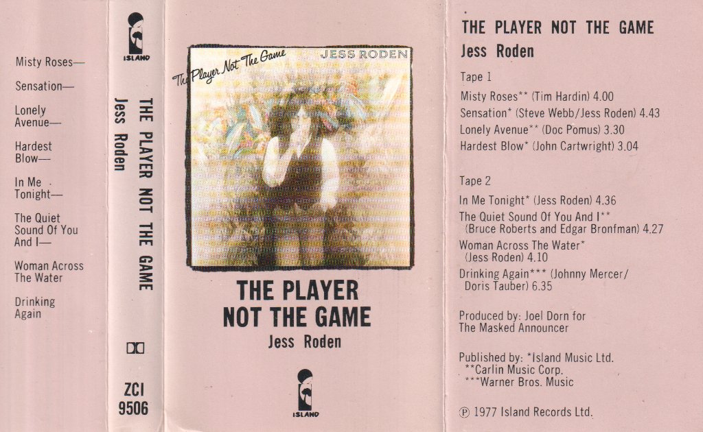 Jess Roden - Player Not The Game - Cassette