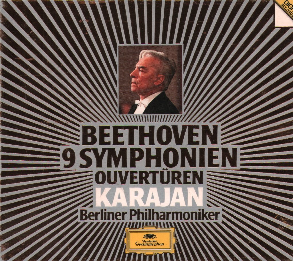 Berliner Philharmoniker, Herbert von Karajan - Beethoven - 9 Symphonien, Ouvertüren - Cd Set