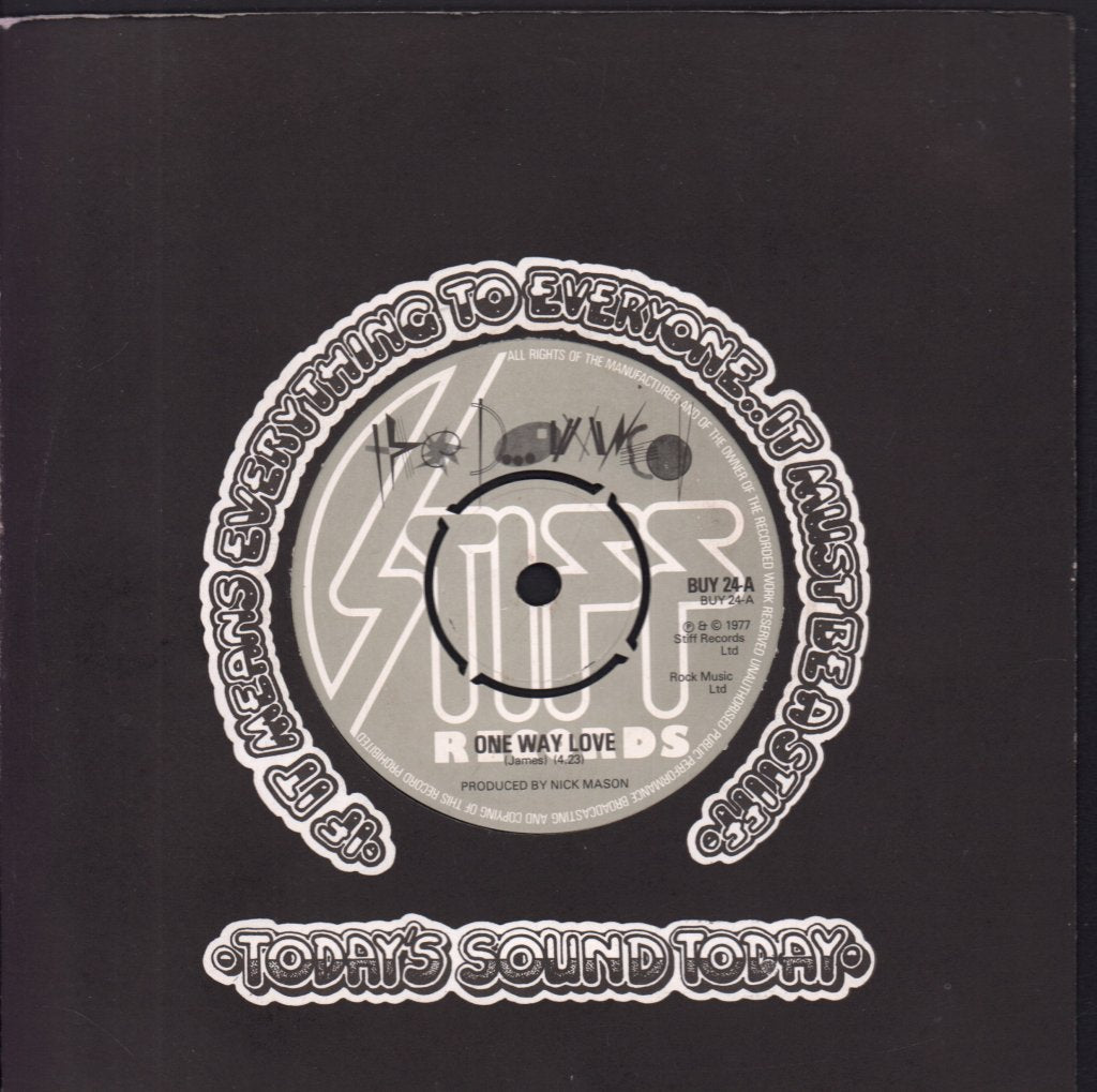 Damned (Punk) - One Way Love - 7 Inch