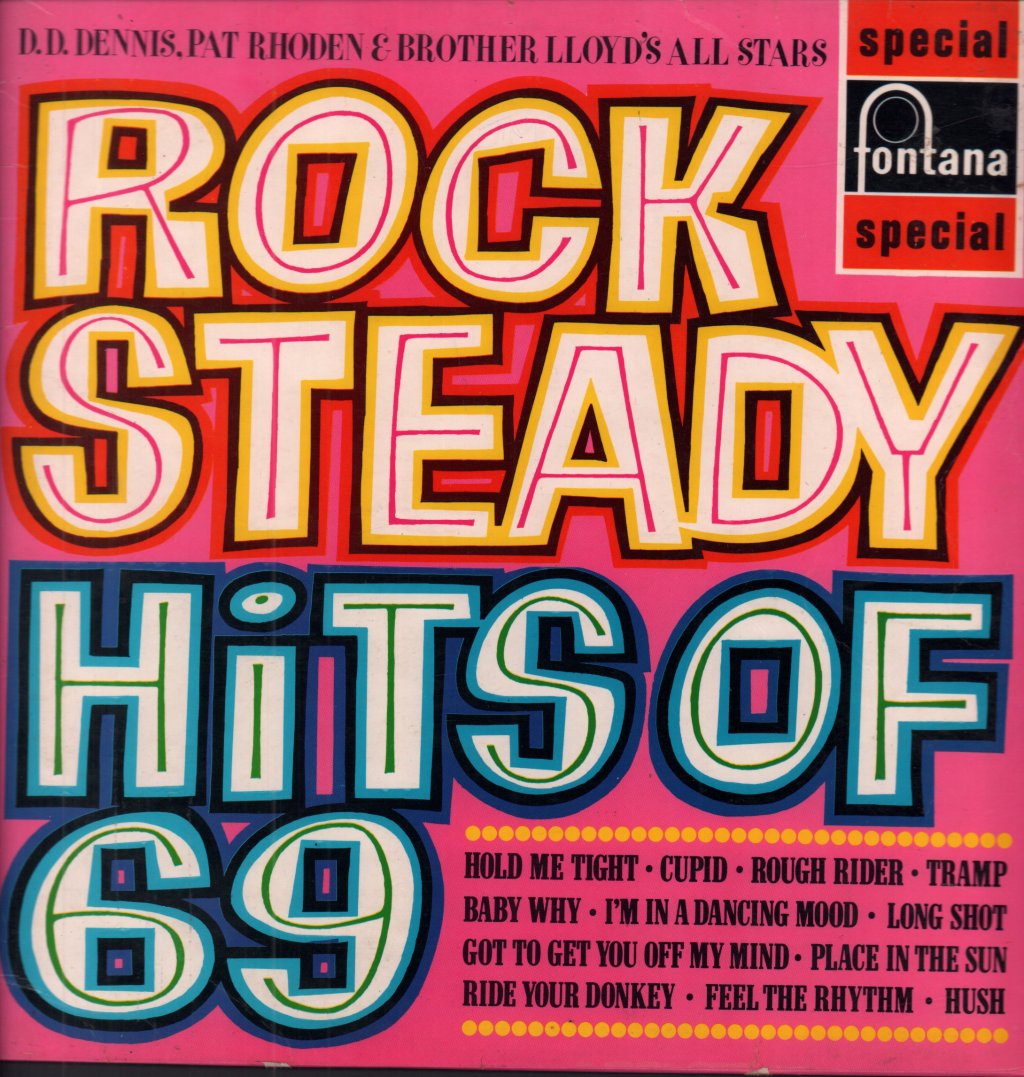 D D Dennis Pat Rhoden And Brother Lloyds All Stars - Rock Steady Hits - Lp