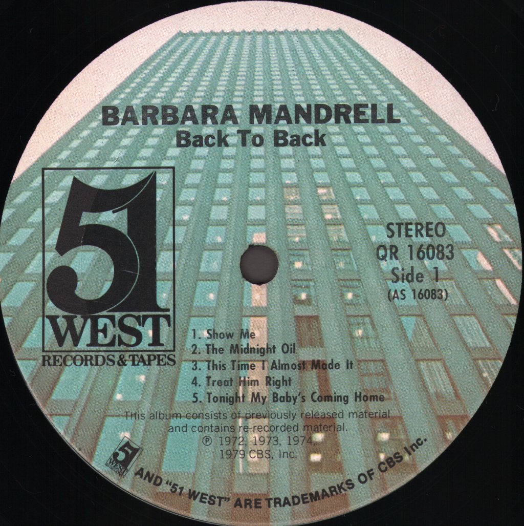 David Houston / Barbara Mandrell - Back To Back - Lp