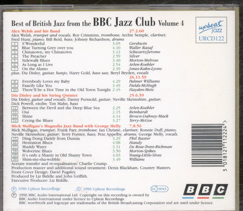 Various Artists - Best Of British Jazz From The BBC Jazz Club Volume 4 - Cd