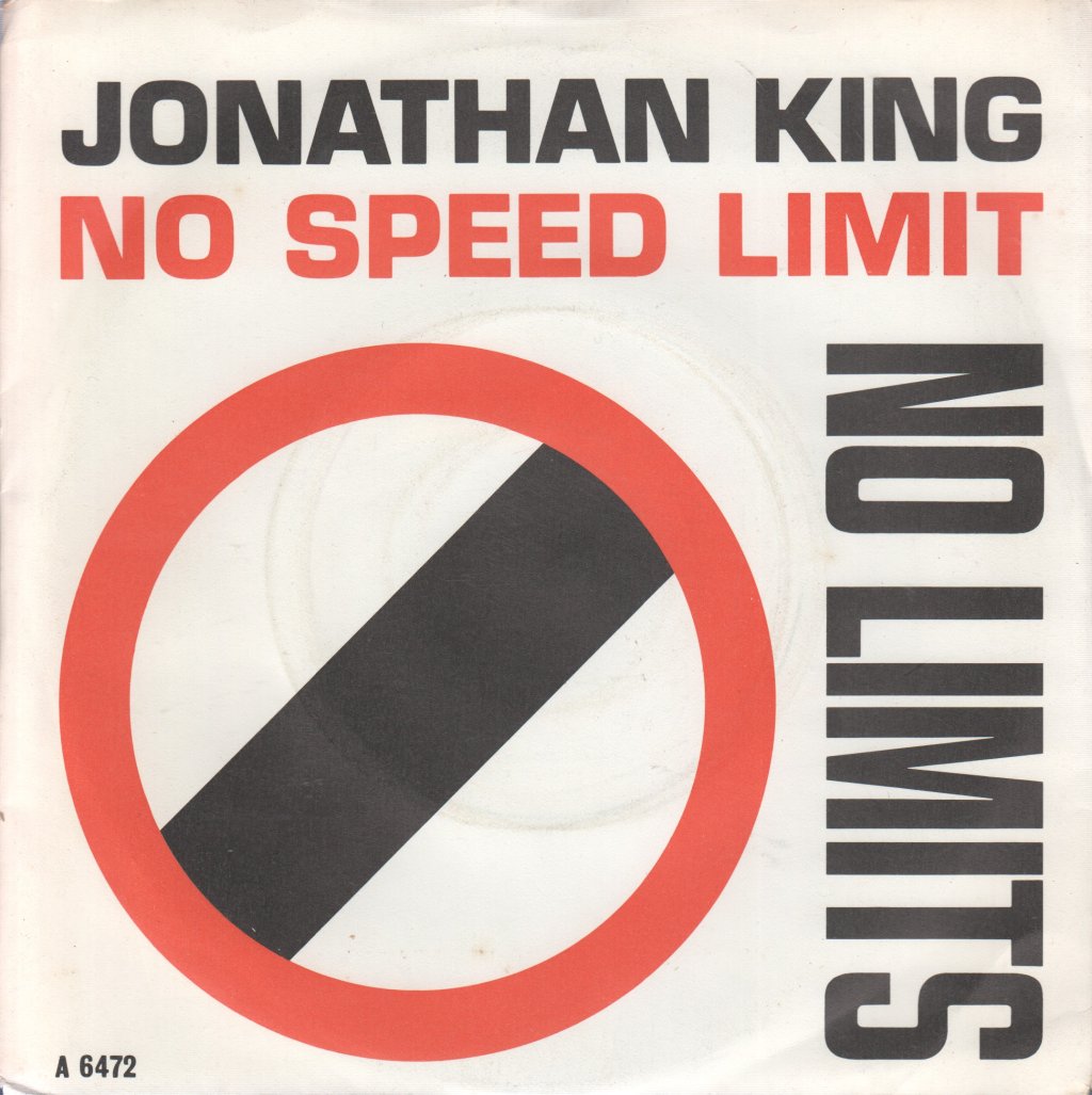 Jonathan King - No Speed Limit - 7 Inch