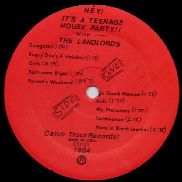 Landlords - Hey! It's A Teenage House Party! - Lp