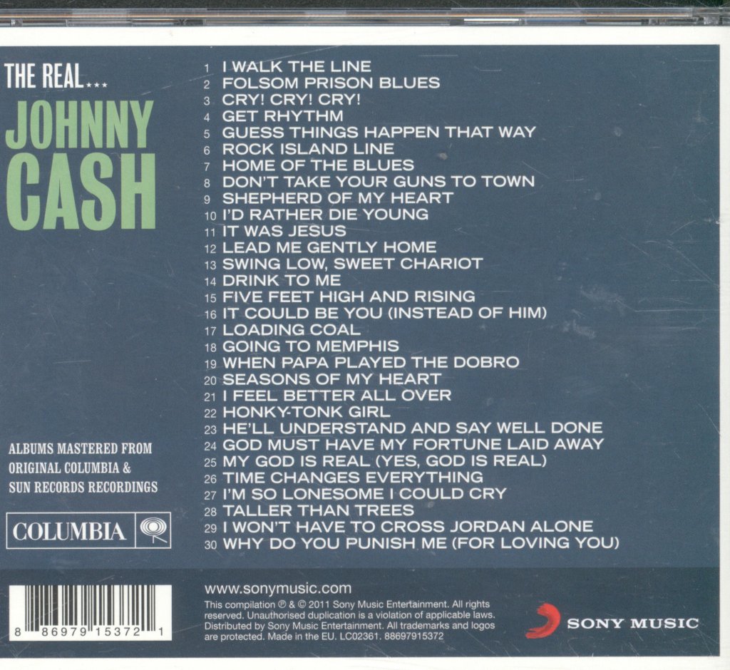 Johnny Cash - Real... Johnny Cash - Cd