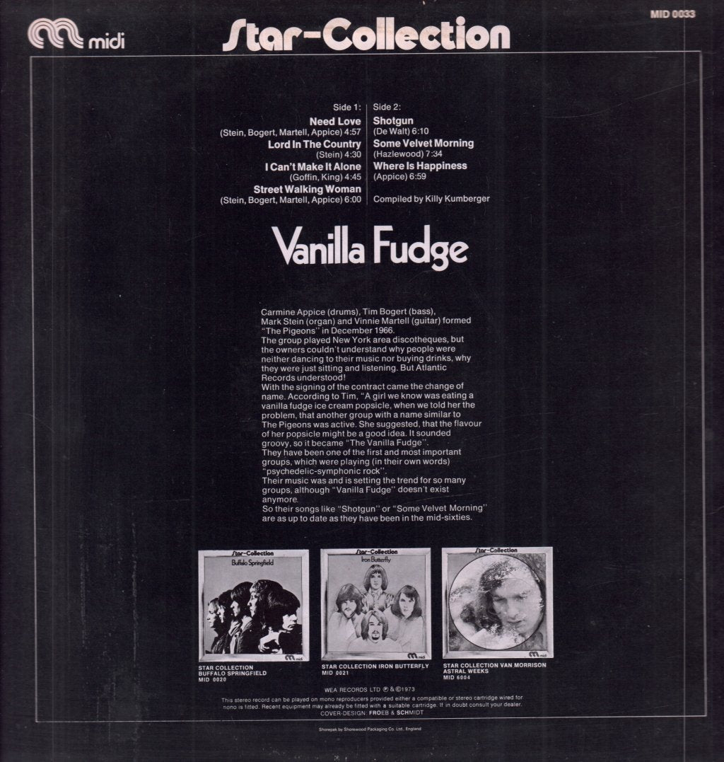 Vanilla Fudge - Star Collection - Lp