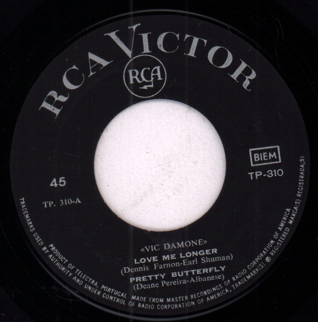 Vic Damone - Love Me Longer - 7 Inch
